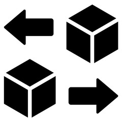 Poster - Digital Replication Solid Black Icon