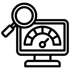 Poster - Performance Monitoring Outline Icon