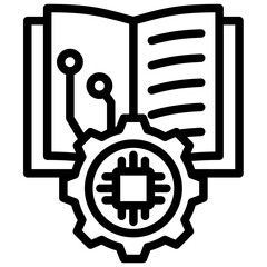 Poster - Machine Learning Outline Icon