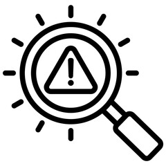 Poster - Fault Detection Outline Icon