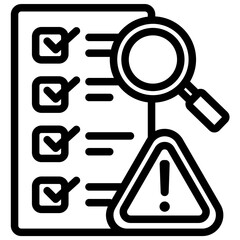 Poster - Risk Assessment Outline Icon
