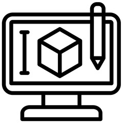 Poster - Product Design Outline Icon