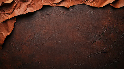 Poster - Rich dark brown background resembling deep chocolate with textured edges. This evokes sense of warmth and depth, perfect for various design applications