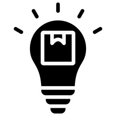 Poster - Product Innovation Solid Black Icon