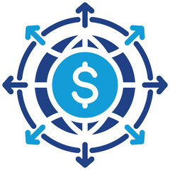 Poster - Market Expansion Dual Tone Icon