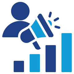 Poster - Sales Optimization Dual Tone Icon