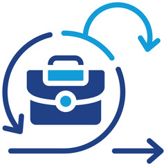 Poster - Business Agility Dual Tone Icon