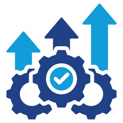 Poster - Operational Efficiency Dual Tone Icon