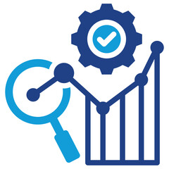 Aufkleber - Data Analytics Dual Tone Icon