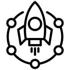 Poster - Lean Startup Outline Icon
