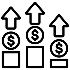 Poster - Competitive Advantage Outline Icon