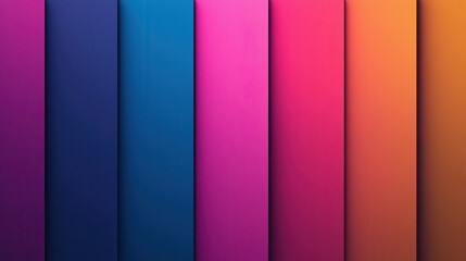 Fototapete - Vibrant pastel colored vertical panels in shades of blue, pink, and orange create visually striking background. This colorful arrangement evokes sense of creativity and joy