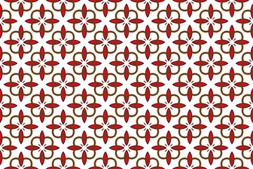 Poster - Visually striking abstract background with geometric shapes