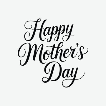 Beautiful 'Happy Mother's Day' Cards with Calligraphy