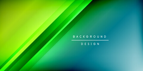 Poster - Bright lines background. Gradient geometric template wallpaper