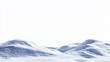 © Sasha - Snowy background, simple snow-covered hills in the foreground, flat white color background, high resolution, highly detailed, high quality