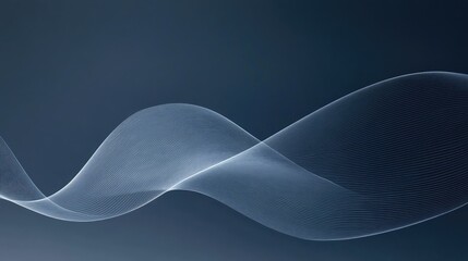 Poster - A monotone abstract gray background with subtle wave-like patterns.