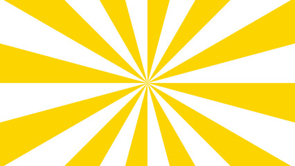 Poster - Yellow and white sunburst abstract background. Funky ray elements with Classic vintage rays design. Background Sunburst Web Banner Design.