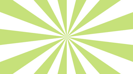 Wall Mural - Green and white sunburst abstract background. Funky ray elements with Classic vintage rays design. Background Sunburst Web Banner Design.