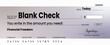 © Ashes Studio - Editable bank cheque design: blank check template in vector format.