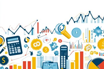 Poster - Financial Data Analysis and Business Growth Strategy Visualization