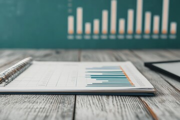 Poster - Analyzing business growth trends office environment data presentation professional viewpoint strategic insights
