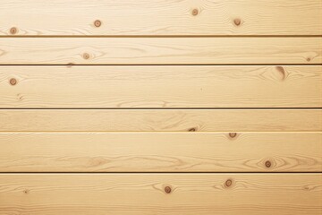 Poster - Wooden planks with natural grain texture on a beige background.