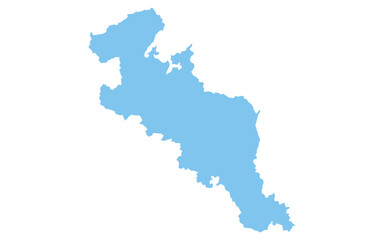  リアルな京都府の地図、日本の地方