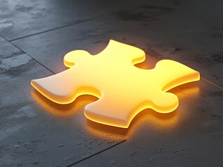 Sticker - Glowing Puzzle Piece