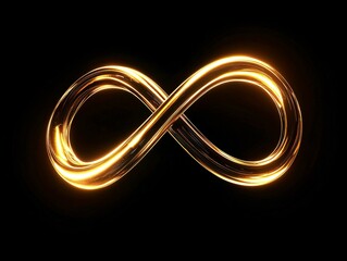 Canvas Print - Golden Infinity Loop