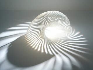 Wall Mural - Spiral Light Sculpture