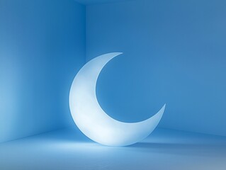 Wall Mural - Crescent Moon Minimal