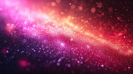 Aufkleber - Vibrant cosmic swirl of colors in shimmering stardust and light