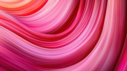 vibrant abstract wavy pink and red pattern with dynamic flowing lines