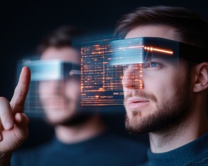 Poster - Tech-Forward XR Innovation Multi-Gen AR Interface with Holographic Visualization for Dynamic Business Solutions and Digital Collaboration in Modern Workspaces