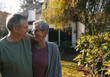 © Westend61 - Affectionate senior couple embracing in garden