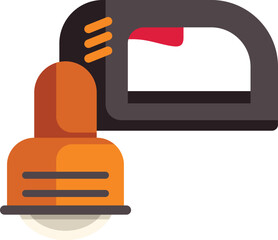 Poster - electric hand planer being used for woodworking, construction, and carpentry