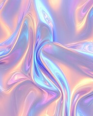 Poster - Soft pastel hues swirl together, creating an ethereal and smooth texture that captivates the viewer
