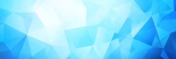 Fototapete - Vibrant blue geometric shapes create a striking and modern digital backdrop for creative projects