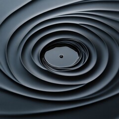 Aufkleber - Contemporary Water Splashing Visuals Rippling Liquid with Stone Elements - Modern Impact Imagery for Eco-Design and Digital Marketing Inspiration