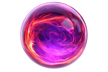 Poster - Fairy shake idea. A mesmerizing purple sphere with swirling patterns and vibrant colors.