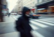 © Andrew  - Man on the street. The style is long exposure motion blur to convey movement and flow.