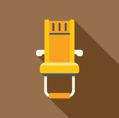 Poster - comfortable airplane seat inviting passengers to relax and enjoy their journey