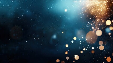 Poster - Stunning sparkle eventcolorful light particles in a dreamy night atmosphere abstract visuals for creative inspiration