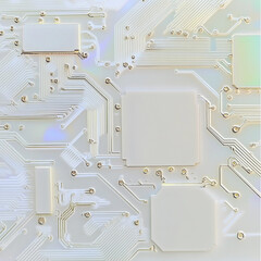 Poster - Circuit board pattern showcasing intricate electronic design