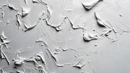 Aufkleber - White background with white paint splatters and streaks