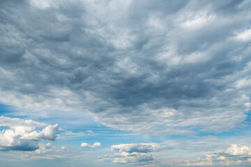 Wall Mural - blue sky with white clouds.