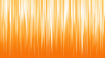 Poster - An orange background with white vertical lines that give a sense of movement.