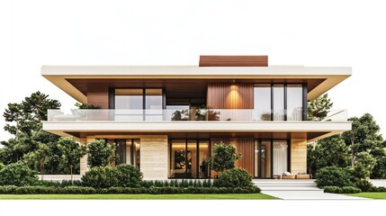 Wall Mural - Real Modern houses architecture building modern.