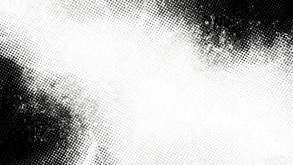 Fototapete - A refined halftone grunge texture ideal for urban environments. This design includes a distressed overlay that forms a grunge background with a gentle textured effect. Vector illustration